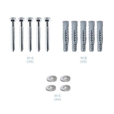 Tooq soporte de pared con brazo articulado para tv de 23"-55" - giratorio e inclinable - piston de gas - peso max 30kg