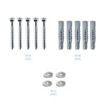 Tooq soporte de pared con brazo articulado para tv de 23"-55" - giratorio e inclinable - piston de gas - peso max 30kg