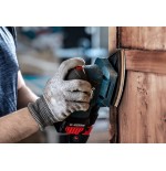 Hoja de lija expert  bosch professional m480 estructura de malla 100 x 150 mm, k100 10 piezas, para lijadora múltiple 2608900726