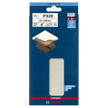 Bosch professional 2608900750, hoja de lija