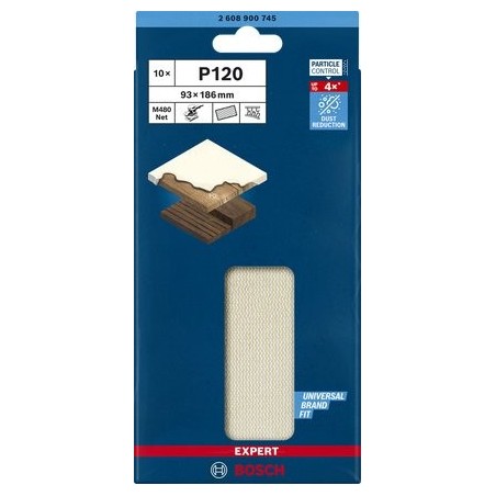 Hoja de lija  bosch professional 2608900745