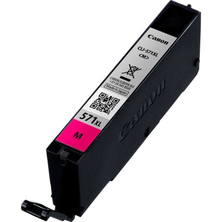 Tinta original canon cli-571mxl alta capacidad magenta