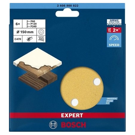 Hoja de lija bosch professional 2608900822