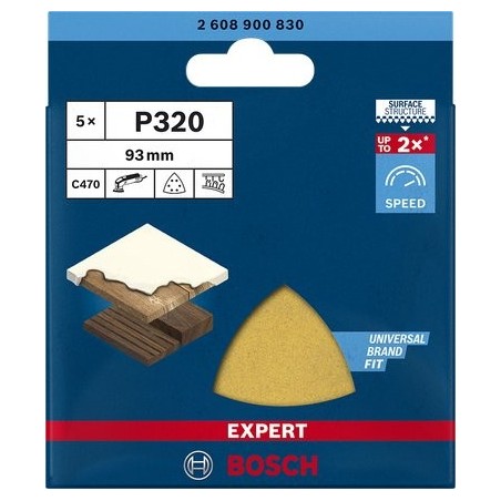 Bosch professional 2608900830, hoja de lija