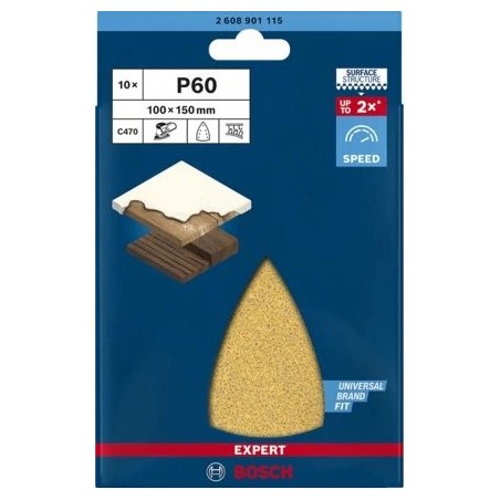 Hoja de lija  bosch professional 2608901115