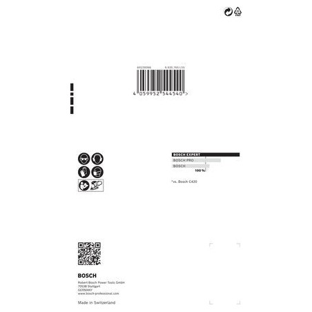 Hoja de lija  bosch professional 2608901115