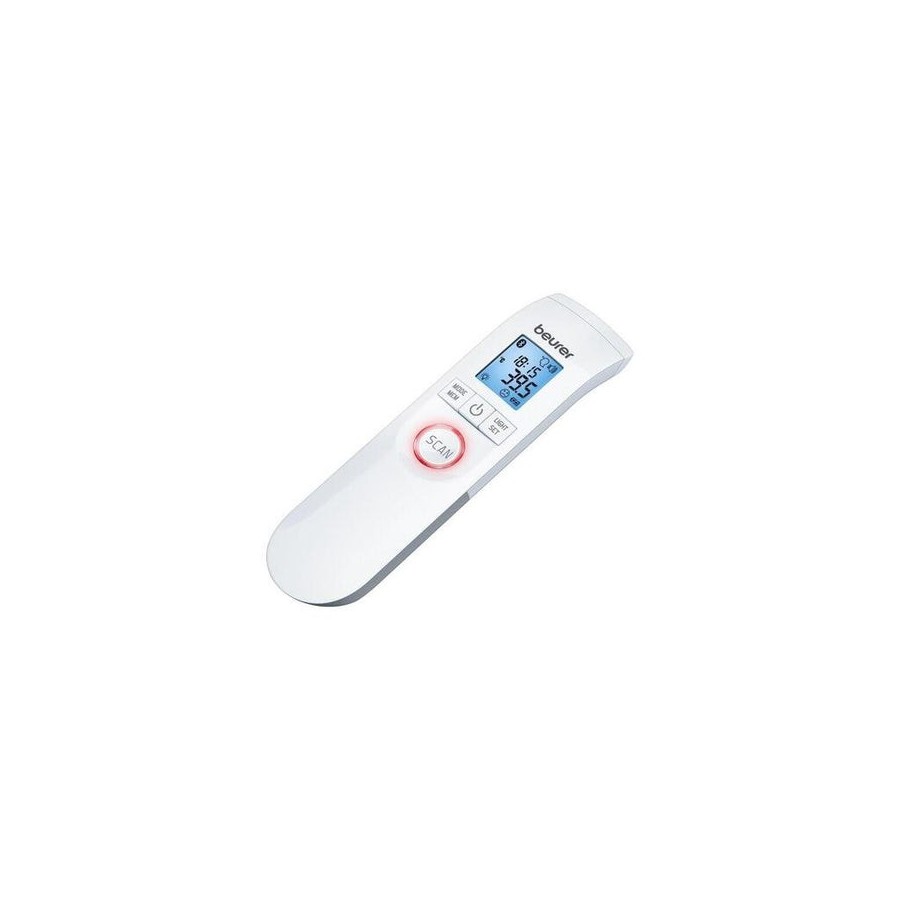 Termómetro clínico infrarrojo beurer ft 95 blanco, sin contacto, bluetooth 79507