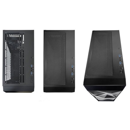 Xilence performance c xg131  x712.rgb midi tower negro, atx, micro atx, mini-atx, abs, plástico, acero, vidrio templado, juego