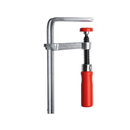 Bessey abrazadera de mesa totalmente de acero gtr12 plateado/rojo, 120/60, para carriles guía gtr12