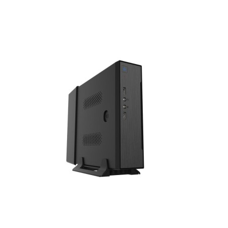 Caja pc coolbox mini itx ipc-2 black 1x2'5/2xusb3.0 /audio in/out/ vesa/ trasera cubre-c sin fuente