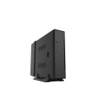 Caja pc coolbox mini itx ipc-2 black 1x2'5/2xusb3.0 /audio in/out/ vesa/ trasera cubre-c sin fuente