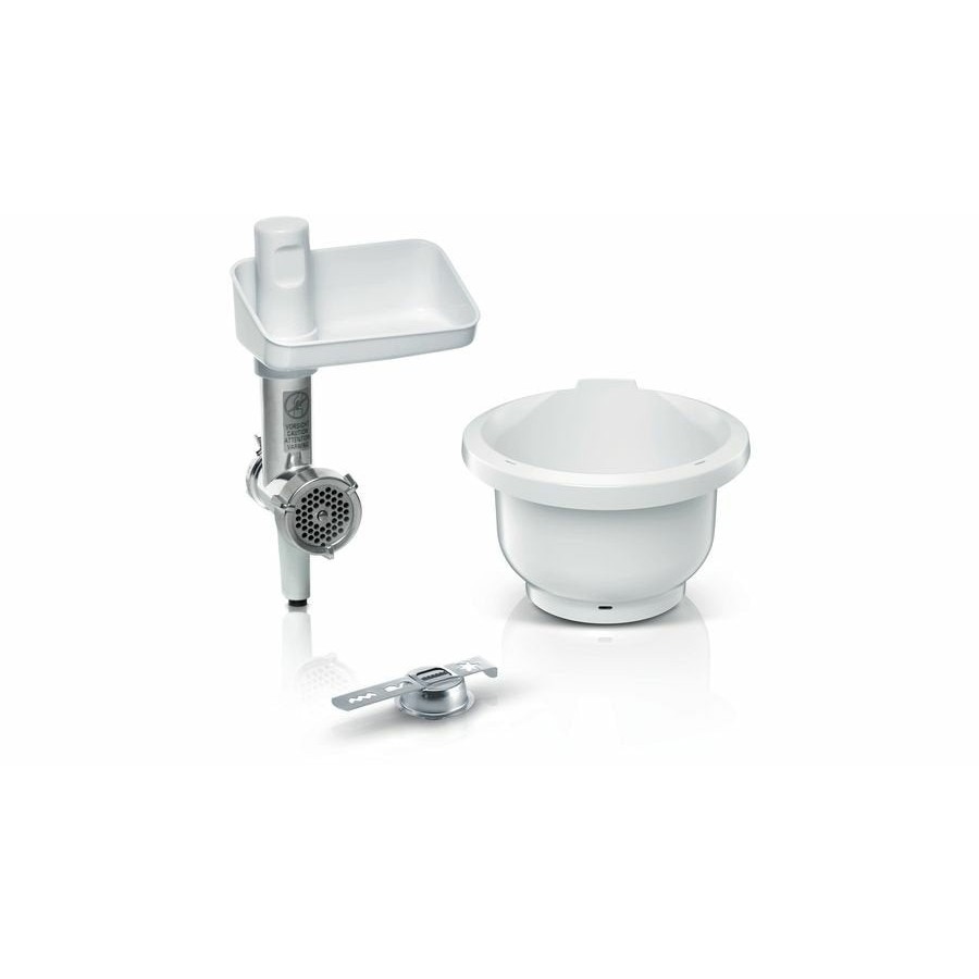Picadora  accesorio para  de carne bosch home bakingsensation set muzs2bs blanco, para procesador de alimentos mums2 muzs2bs