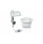 Picadora  accesorio para  de carne bosch home bakingsensation set muzs2bs blanco, para procesador de alimentos mums2 muzs2bs