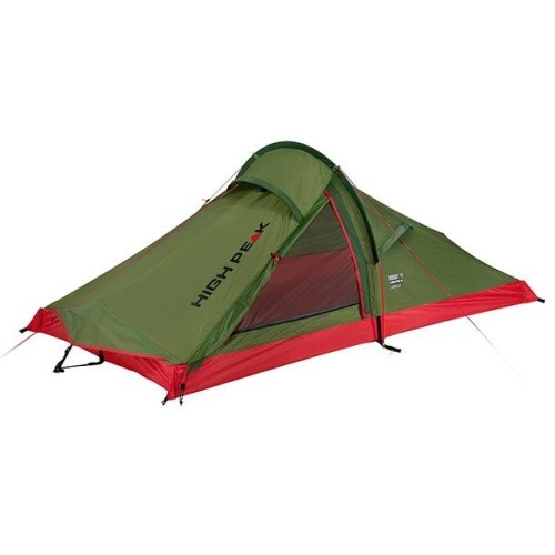 Tienda de campaña high peak  siskin 2.0 lw, 10330 verde oliva/rojo