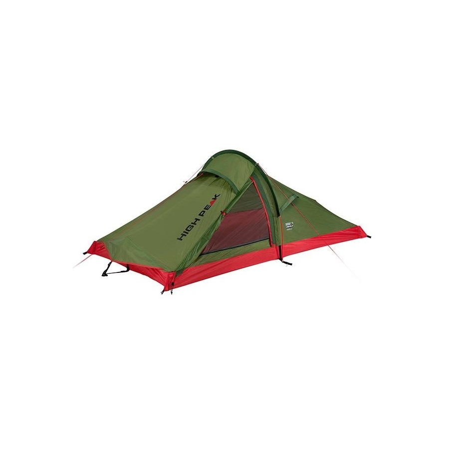 Tienda de campaña high peak  siskin 2.0 lw, 10330 verde oliva/rojo