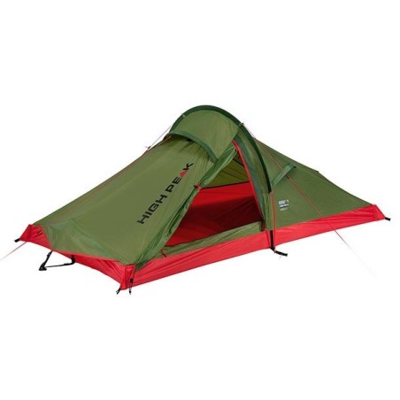 Tienda de campaña high peak  siskin 2.0 lw, 10330 verde oliva/rojo
