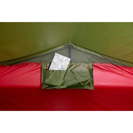 Tienda de campaña high peak  siskin 2.0 lw, 10330 verde oliva/rojo