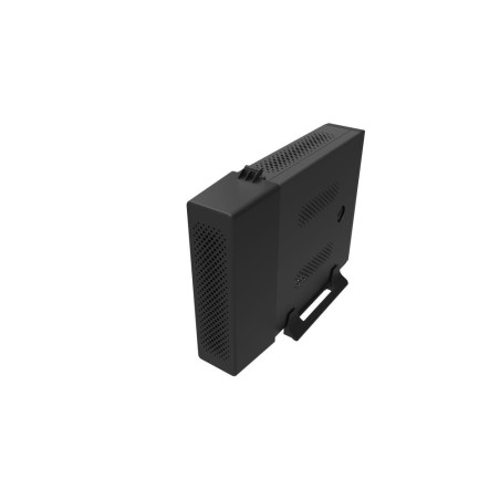 Caja pc coolbox mini itx ipc-2 black 1x2'5/2xusb3.0 /audio in/out/ vesa/ trasera cubre-c sin fuente
