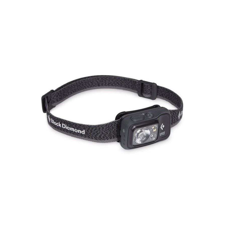 Linterna frontal black diamond spot 400, luz led gris bd6206720004all1