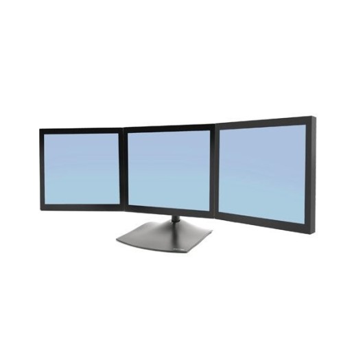 Soporte  ergotron ds100  para monitor plateado 33-323-200