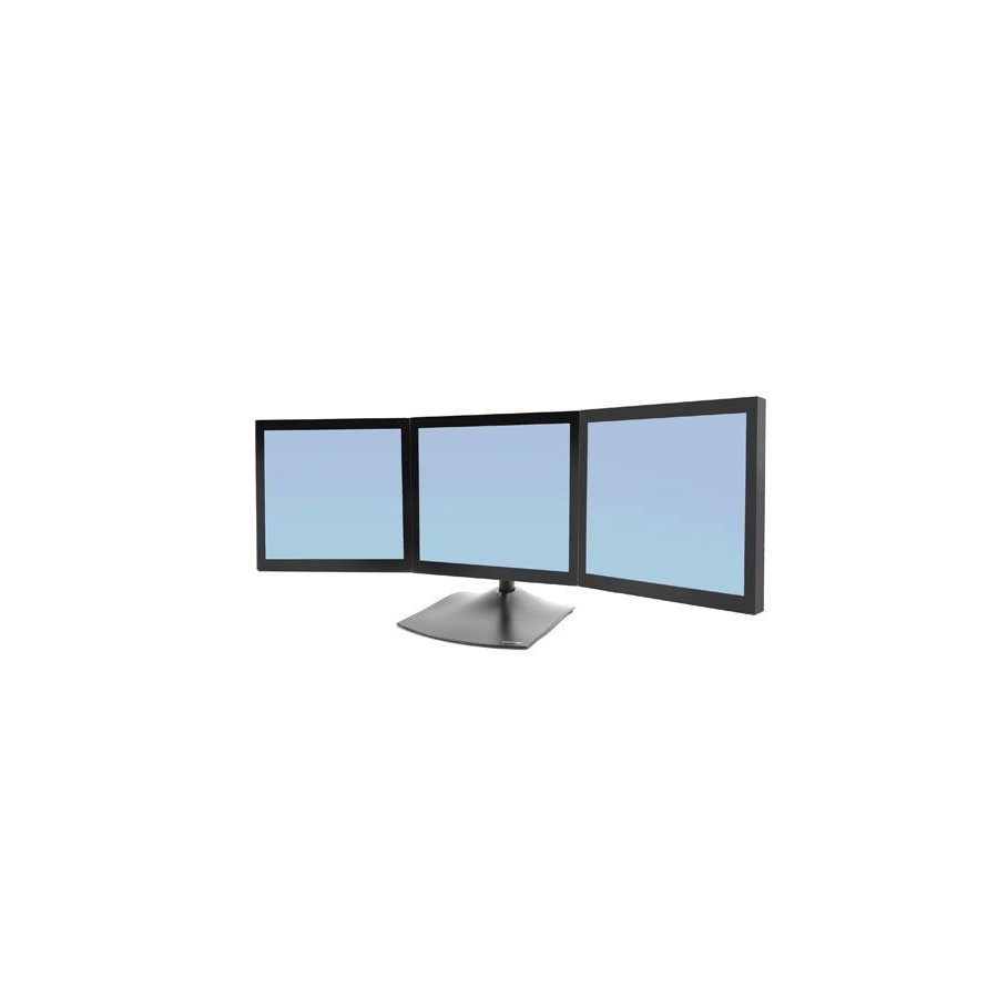 Soporte  ergotron ds100  para monitor plateado 33-323-200