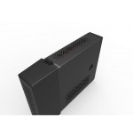 Caja pc coolbox mini itx ipc-2 black 1x2'5/2xusb3.0 /audio in/out/ vesa/ trasera cubre-c sin fuente