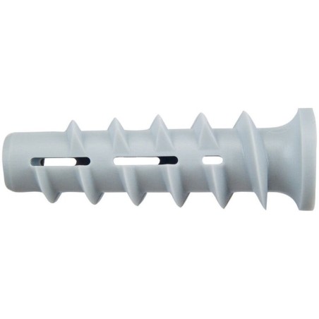 Fischer taco para hormigón celular turbo ftp k 6 gris claro, 25 unidades 78412