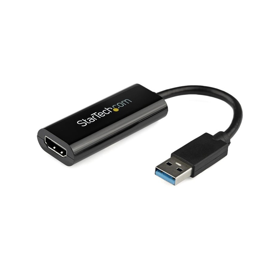 Startech adaptador usb 3.0 a hdmi  negro
