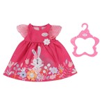Zapf creation baby born® vestido flores 43cm, accesorios para muñecas incluidas perchas 832639