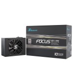 Fuente de alimentación para pc negra, 4x pcie, gestión de cables, 650 vatios focus-spx-650