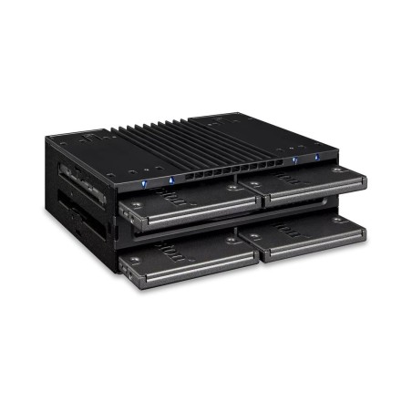 Icy dock flexidock mb024sp-b, marco extraíble negro mb024sp-b