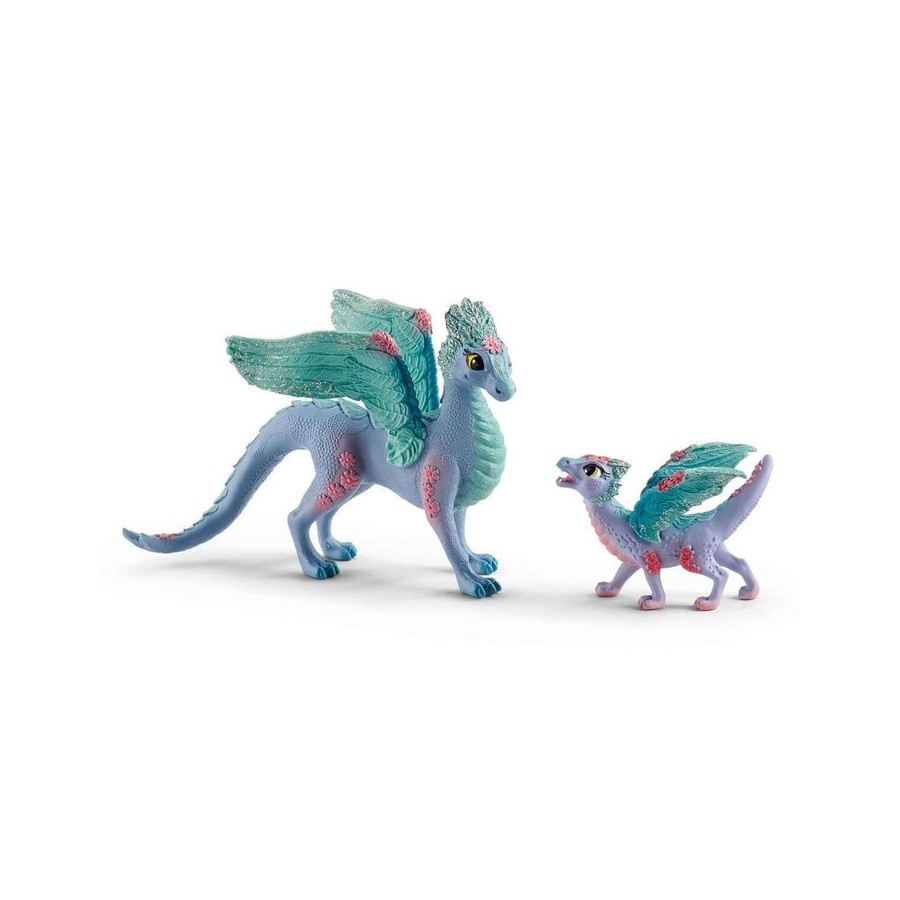 Figura schleich bayala dragón floral y bebé 70592