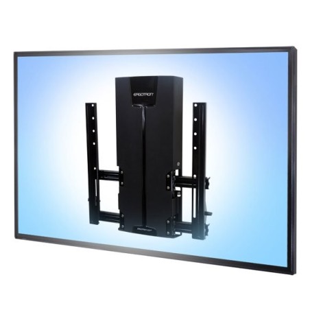 Soporte de pared ergotron vhd corredizo negro 61-128-085