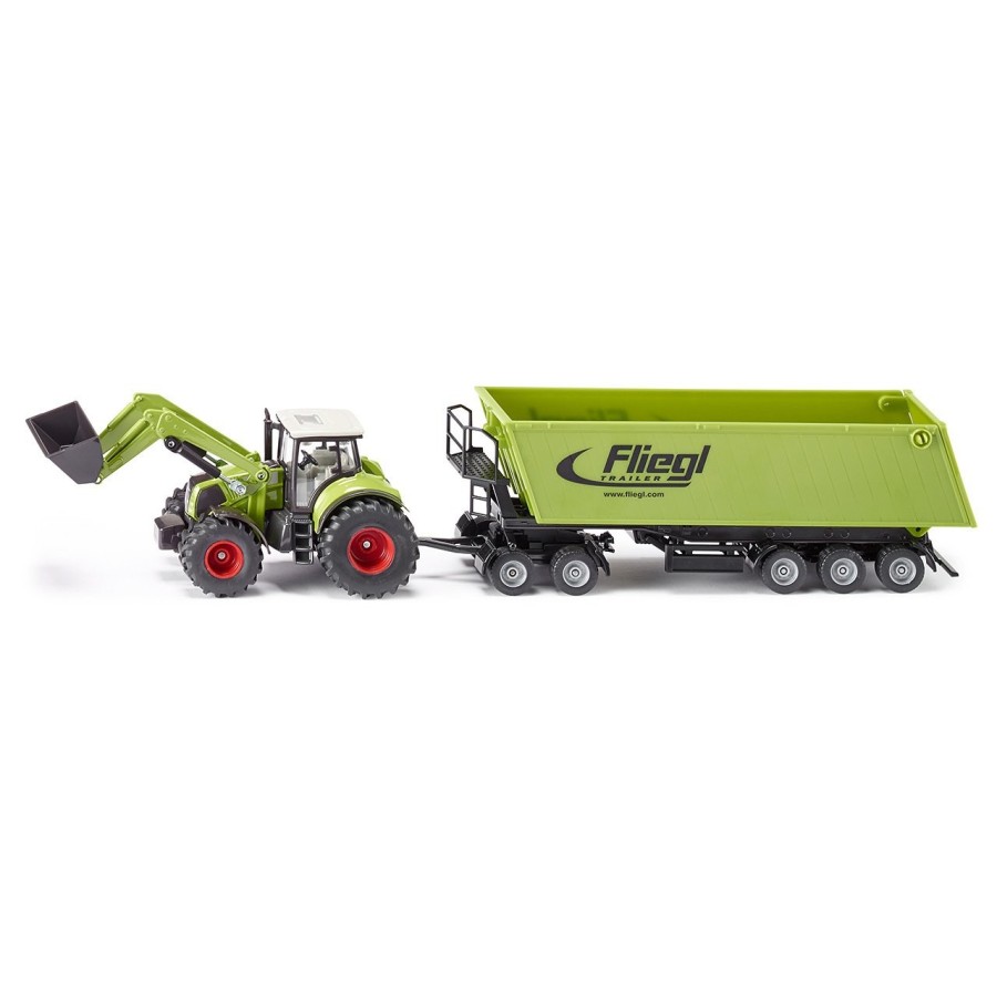 Tractor granjero siku con cargador frontal, muñeca y desmontador 10194900002