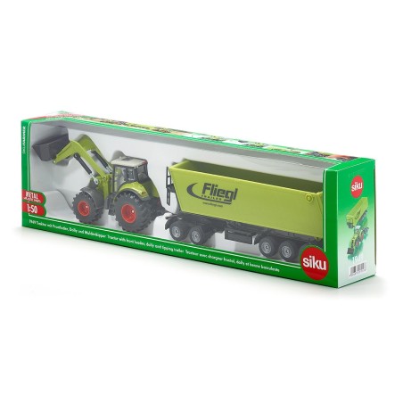 Tractor granjero siku con cargador frontal, muñeca y desmontador 10194900002