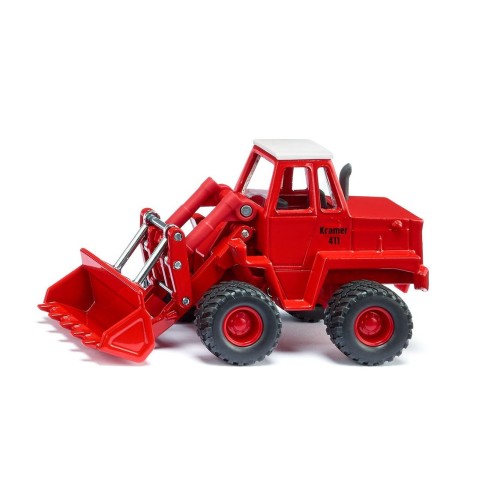 Excavadora siku super kramer 411, modelo de vehículo rojo 10356300000