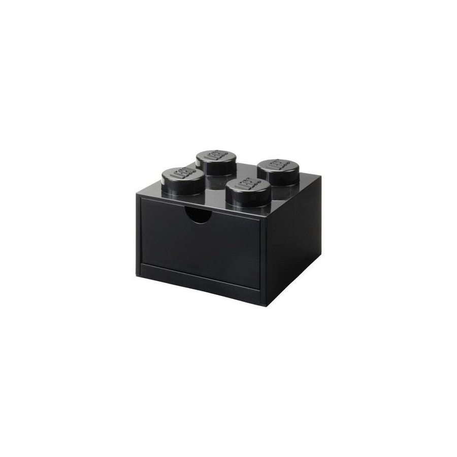 Room copenhagen lego cajón de escritorio 4, caja de almacenamiento negro, tachuelas 40201733