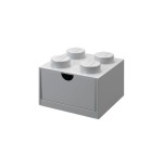 Cajón de escritorio lego 4 de room copenhagen, caja de almacenamiento gris, tachuelas 40201740