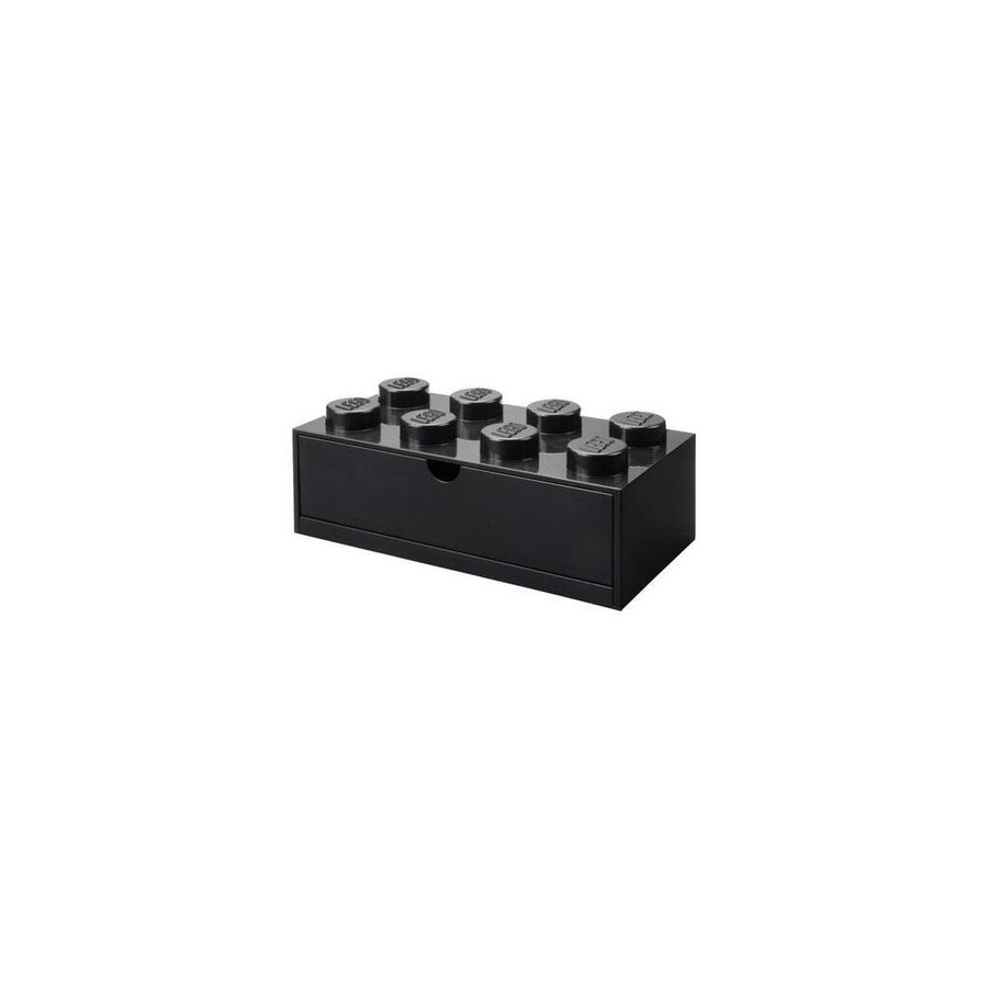 Room copenhagen lego cajón de escritorio 8, caja de almacenamiento negro, tachuelas 40211733