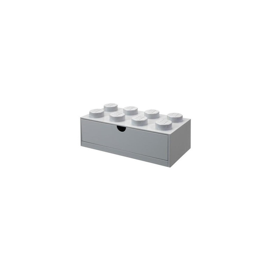 Habitación copenhague lego cajón de escritorio 8, caja de almacenamiento gris, nub 40211740