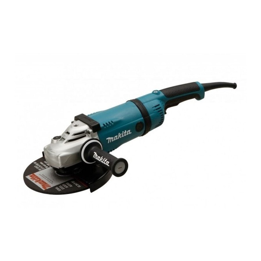 Amoladora angular makita ga9030rf01 azul/negro, 2.400 vatios ga9030rf01
