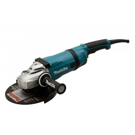 Amoladora angular makita ga9030rf01 azul/negro, 2.400 vatios ga9030rf01