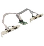Delock 95243 tarjeta mini pcie  4 x serie rs-232