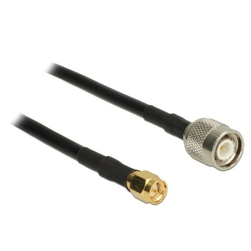 Delock 89498 antenna cable tnc plug  sma plug cfd200 10 m low loss