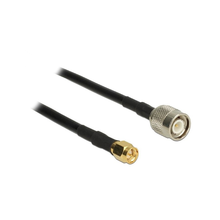Delock 89498 antenna cable tnc plug  sma plug cfd200 10 m low loss