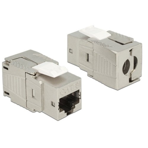 Delock 86488 conector rj45 para módulo keystone cat.8.1 sin herramientas