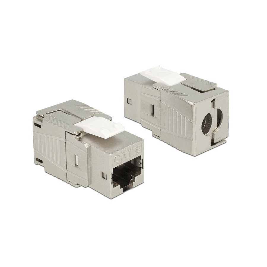Delock 86488 conector rj45 para módulo keystone cat.8.1 sin herramientas