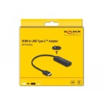 Delock adapter hdmi-a stecker zu usb type-c buchse dp alt mode 8k