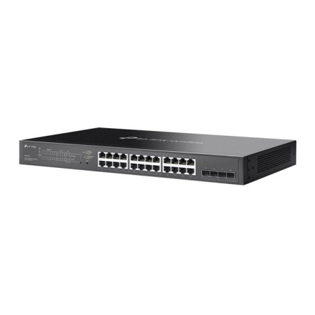 Switch semigestionable poe+ tp-link sg2428lp 28p de los cuales 16p giga poe+ 8p giga + 4p slot giga sfp soporta 150w