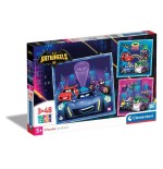 Puzzle maxi batwheels 3x48pzs